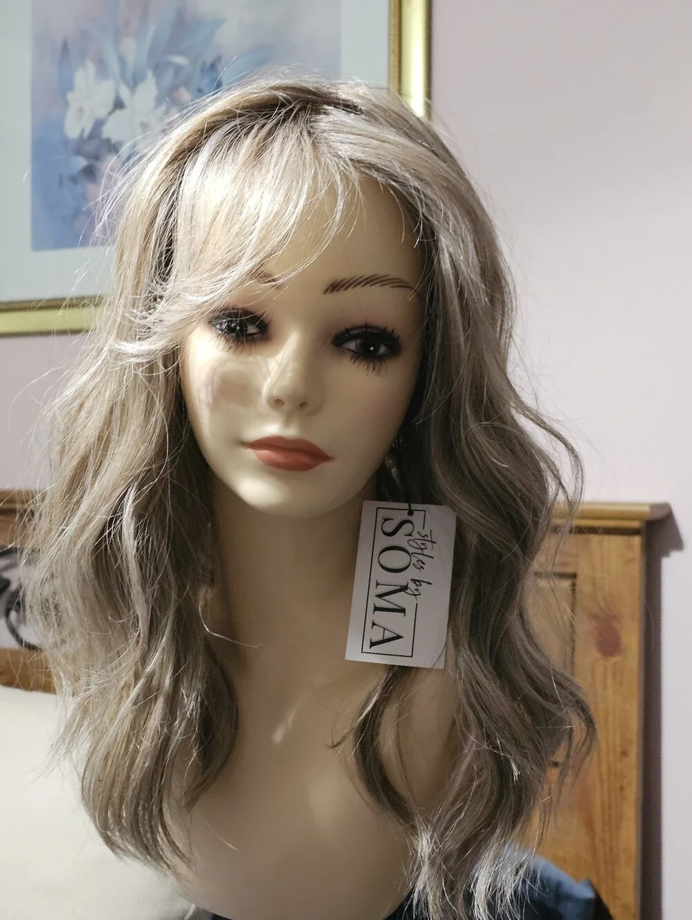 Styles By Soma Golden Hour Long Wavy Wig in Legacy Blonde NWT